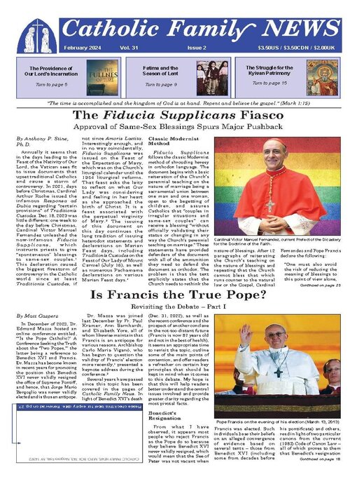 Title details for Catholic Family News by Catholic Family News - Available